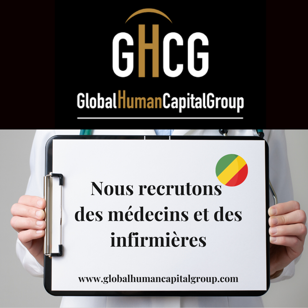 Global Human Capital Group gestiona ofertas de empleo sector sanitario: Doctores y Doctoras en Congo, ÁFRICA.