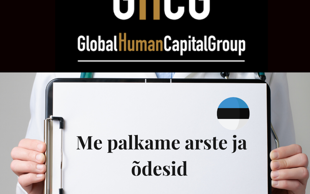 Global Human Capital Group gestiona ofertas de empleo sector sanitario: Doctores y Doctoras en Estonia, EUROPA.