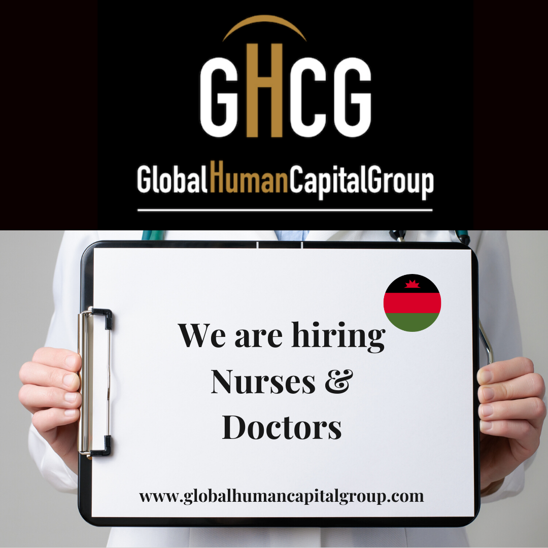 Global Human Capital Group gestiona ofertas de empleo sector sanitario: Enfermeros y Enfermeras en Malawi, ÁFRICA.