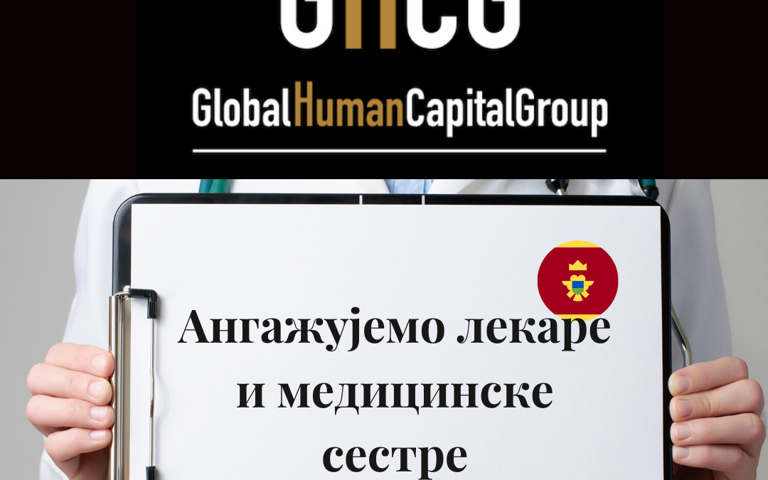 Global Human Capital Group gestiona ofertas de empleo sector sanitario: Enfermeros y Enfermeras en Montenegro, EUROPA.