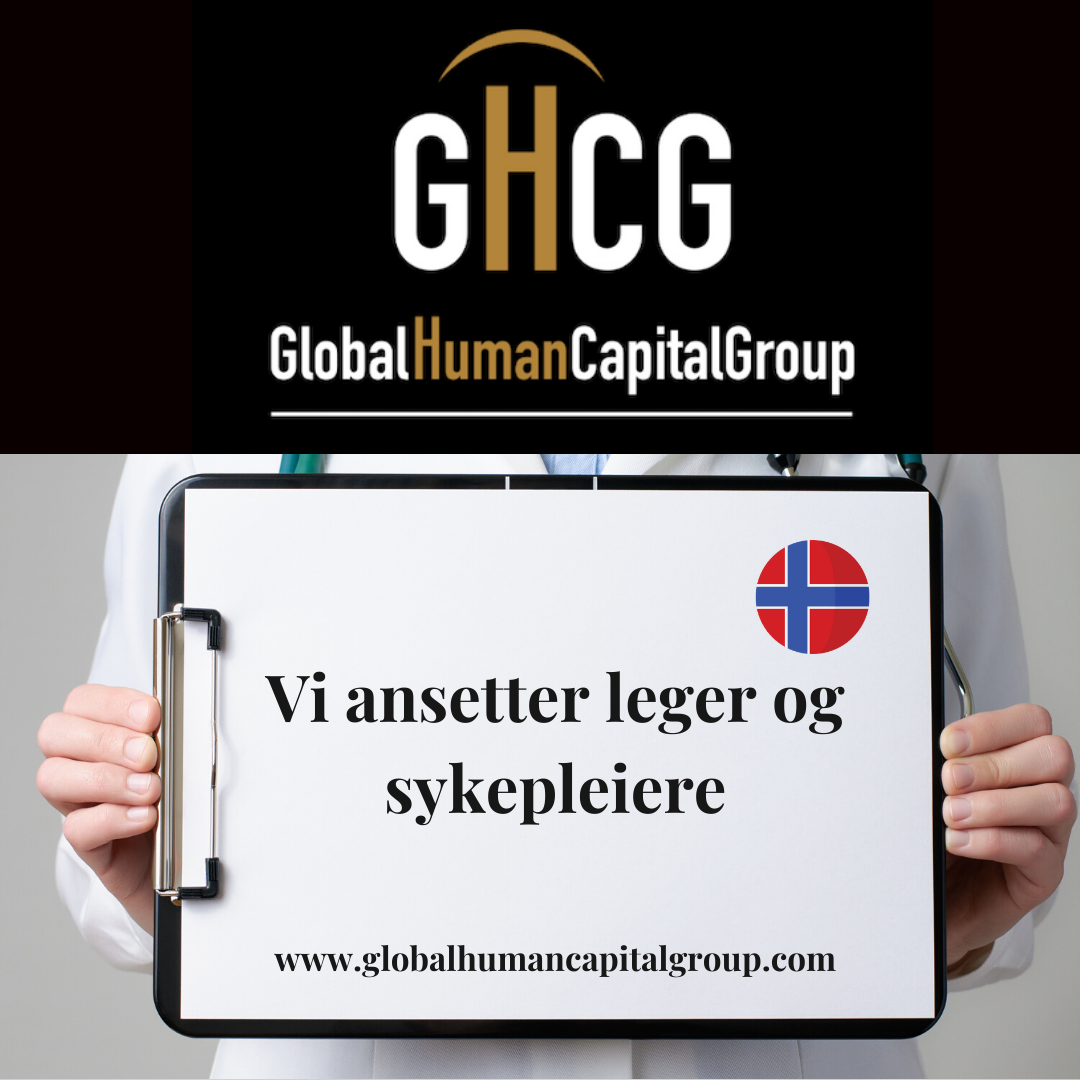 Global Human Capital Group gestiona ofertas de empleo sector sanitario: Enfermeros y Enfermeras en Noruega, EUROPA.