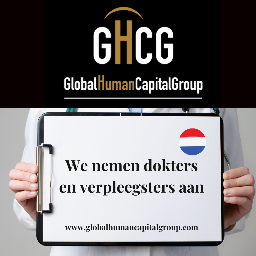 Global Human Capital Group gestiona ofertas de empleo sector sanitario: Enfermeros y Enfermeras en Paises Bajos, EUROPA.
