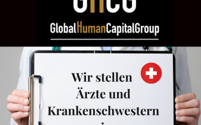 Global Human Capital Group gestiona ofertas de empleo sector sanitario: Doctores y Doctoras en Suiza, EUROPA.