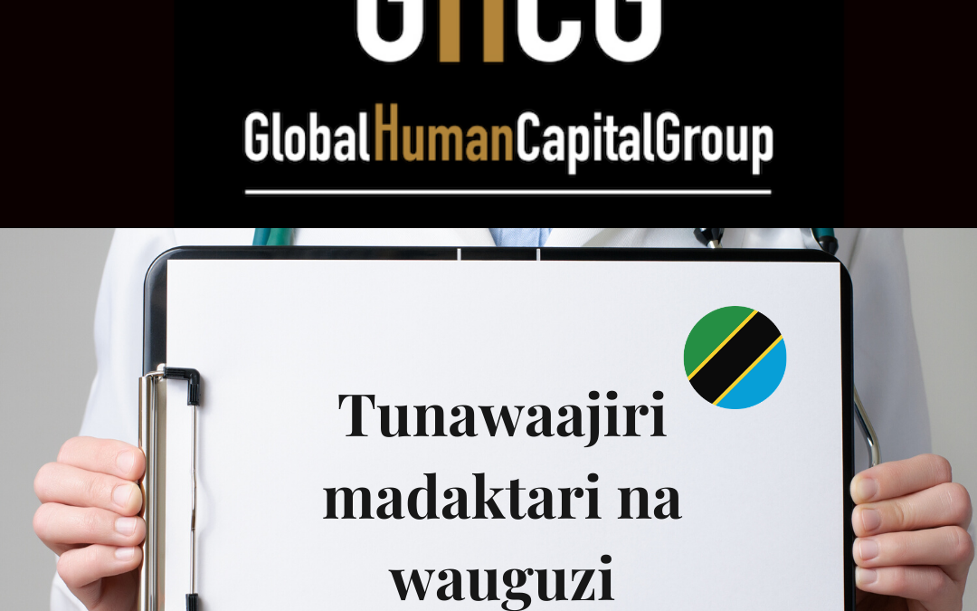 Global Human Capital Group gestiona ofertas de empleo sector sanitario: Enfermeros y Enfermeras en Tanzania, ÁFRICA.