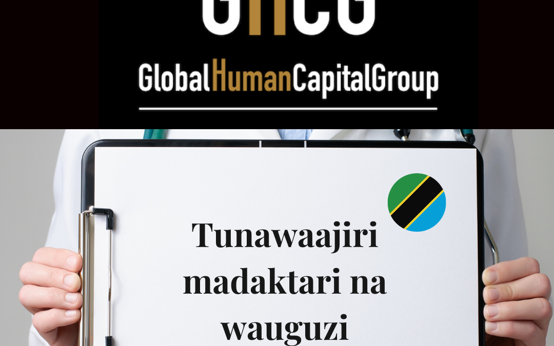 Global Human Capital Group gestiona ofertas de empleo sector sanitario: Doctores y Doctoras en Tanzania, ÁFRICA.